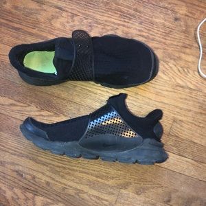 Nike Sockdart size 10.5 Black
